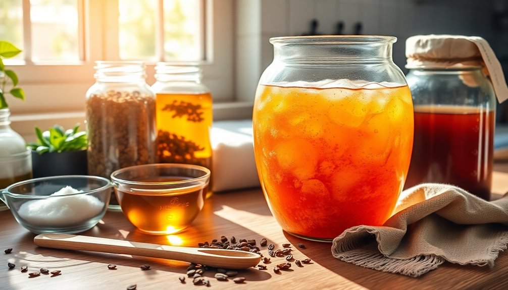 kombucha brewing without ingredients