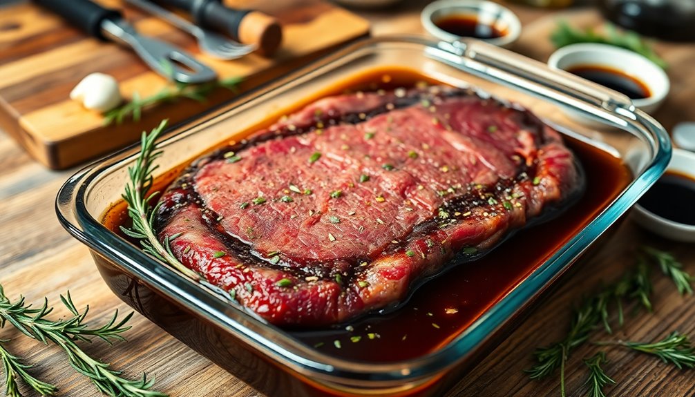 marinate beef for flavor