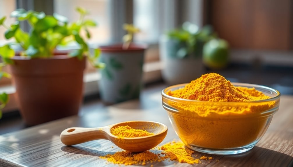measure turmeric powder accurately