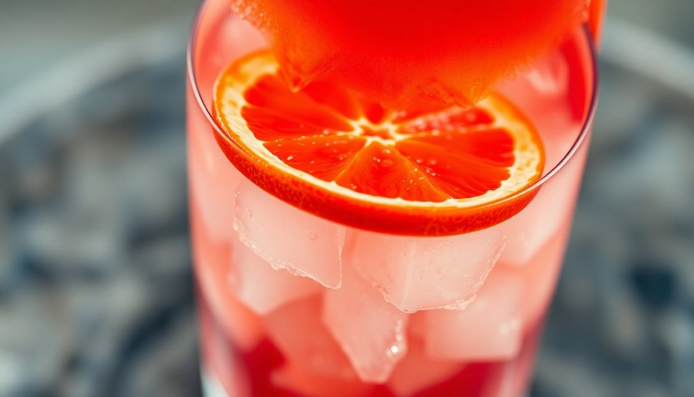 mix blood orange and aperol