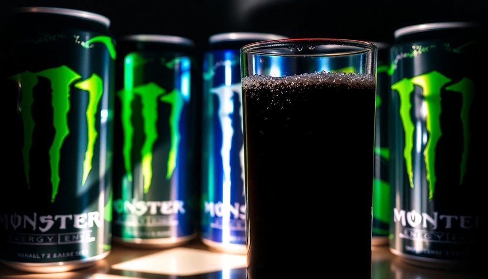 monster energy caffeine content