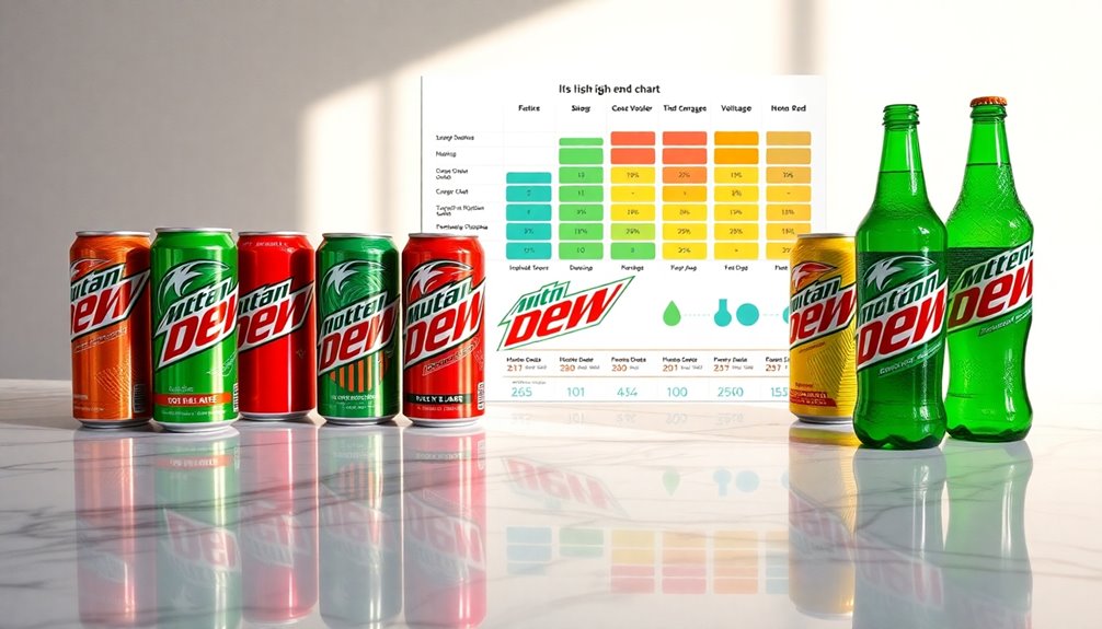 mountain dew flavor options