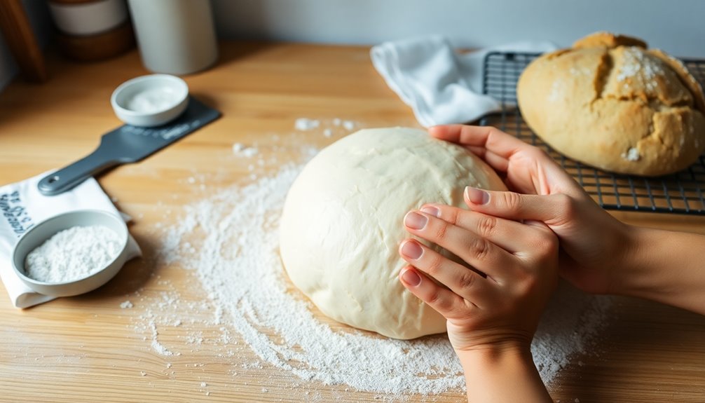 neatly shape the dough