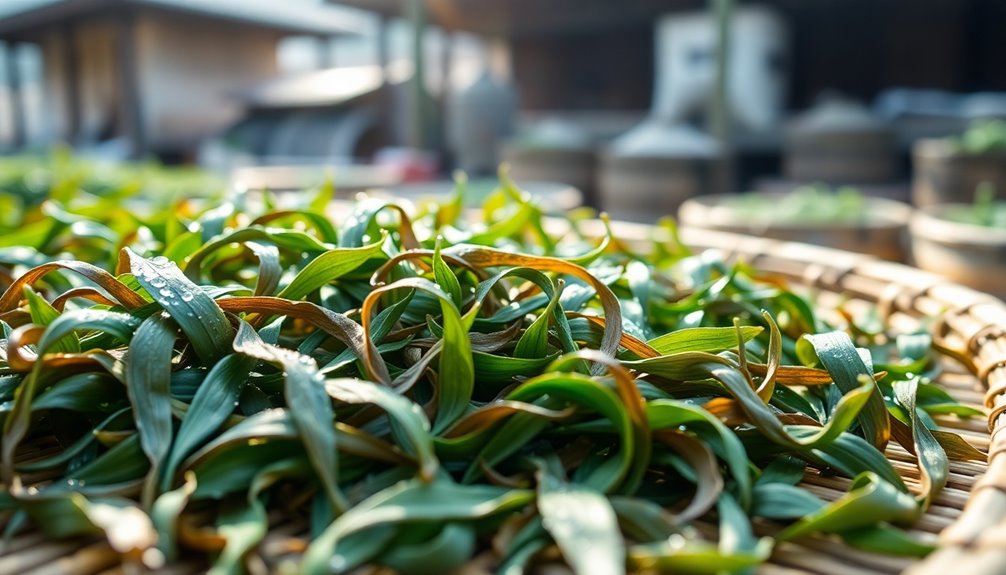 oolong tea preparation process