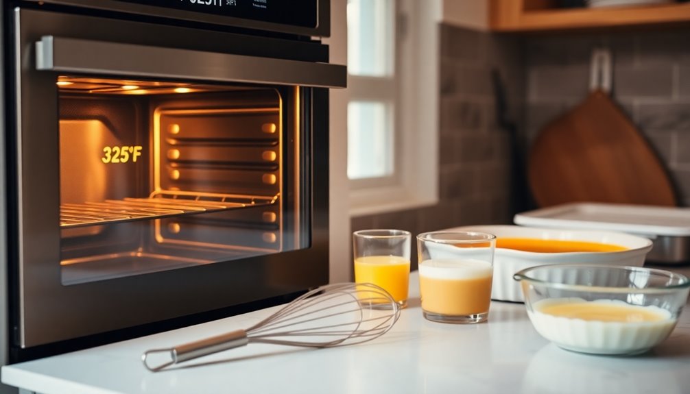 preheat oven to 325 f