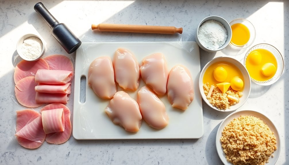 prepare chicken cutlets first