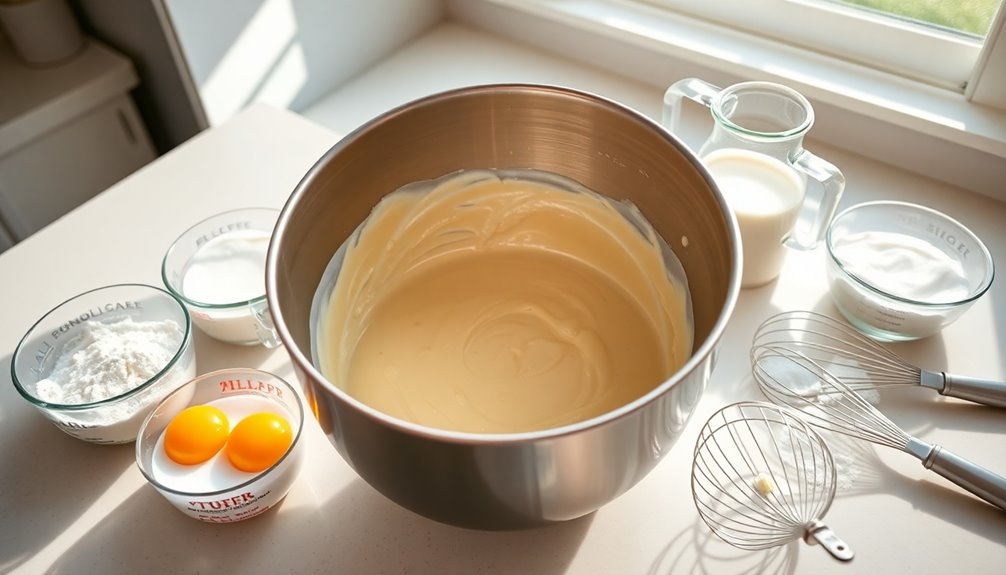 prepare the batter mixture