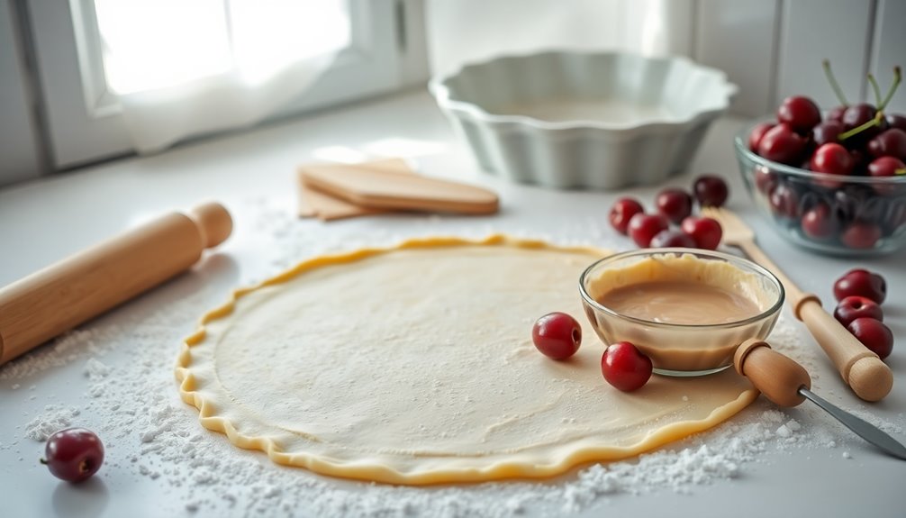 prepare the pie crust