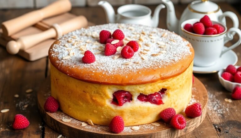 Raspberry Bakewell Cake - Cappuccino Oracle