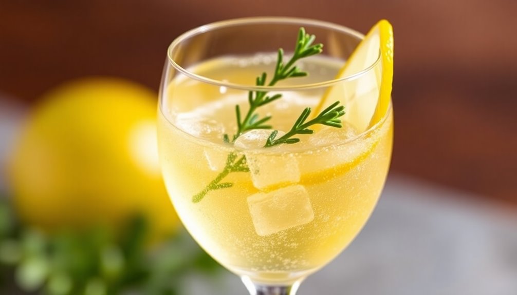 refreshing elderflower cocktail spritz