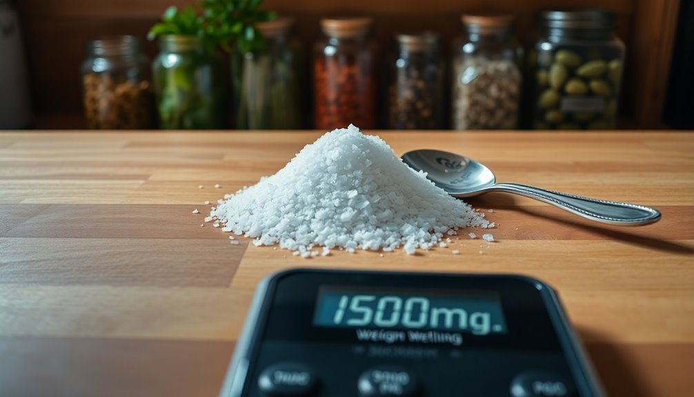 salt measurement in teaspoons