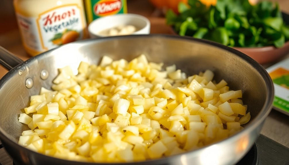 saut onions until translucent