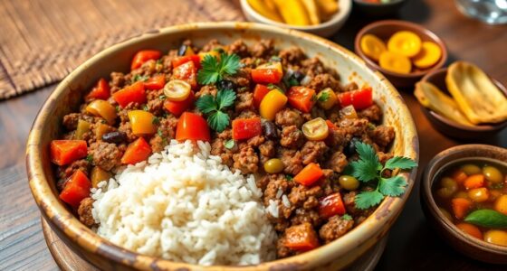 savory ground beef dish