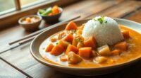 savory japanese curry dish