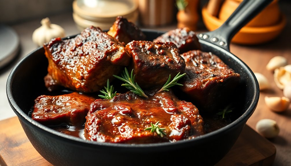 sear ribs until browned
