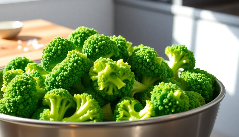 season the broccoli carefully
