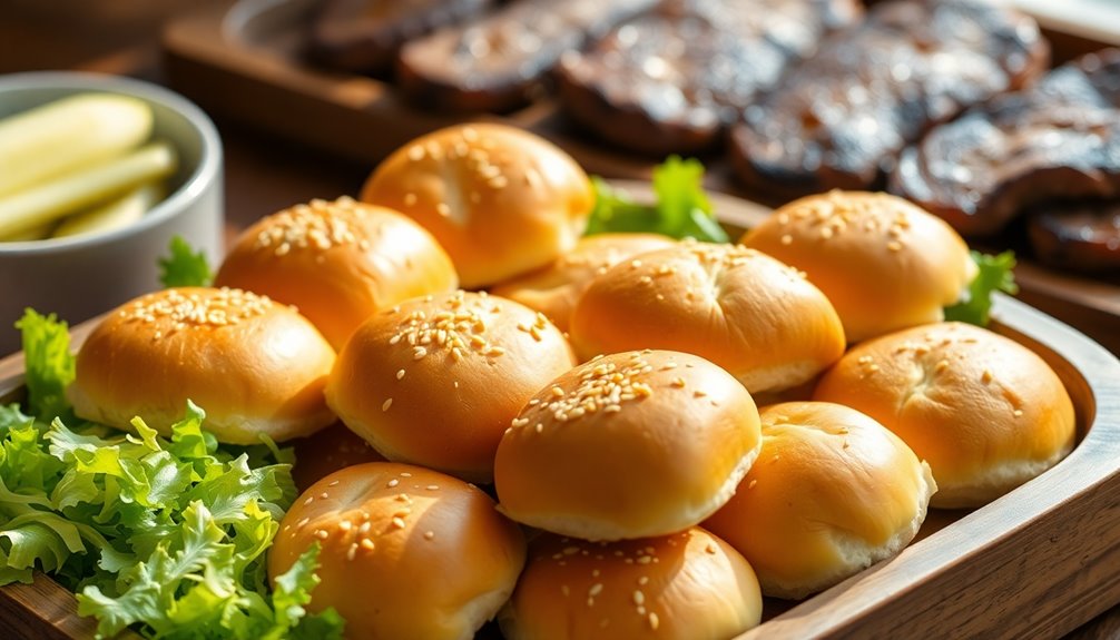 serve with mini buns