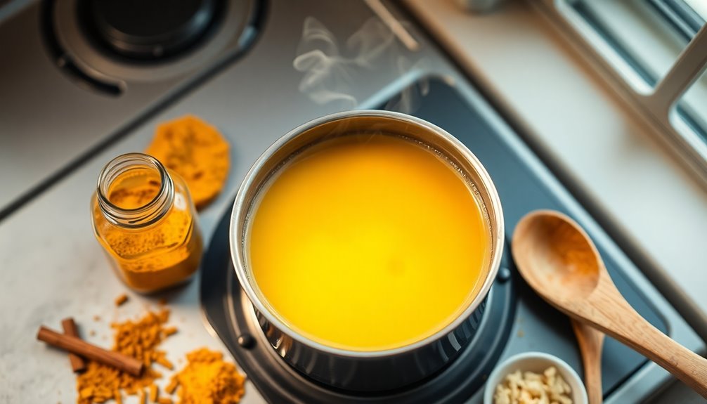 simmer for five minutes