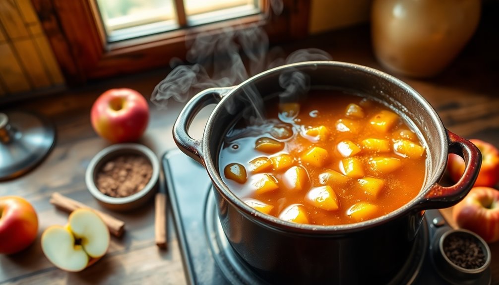simmer mixture until thickened