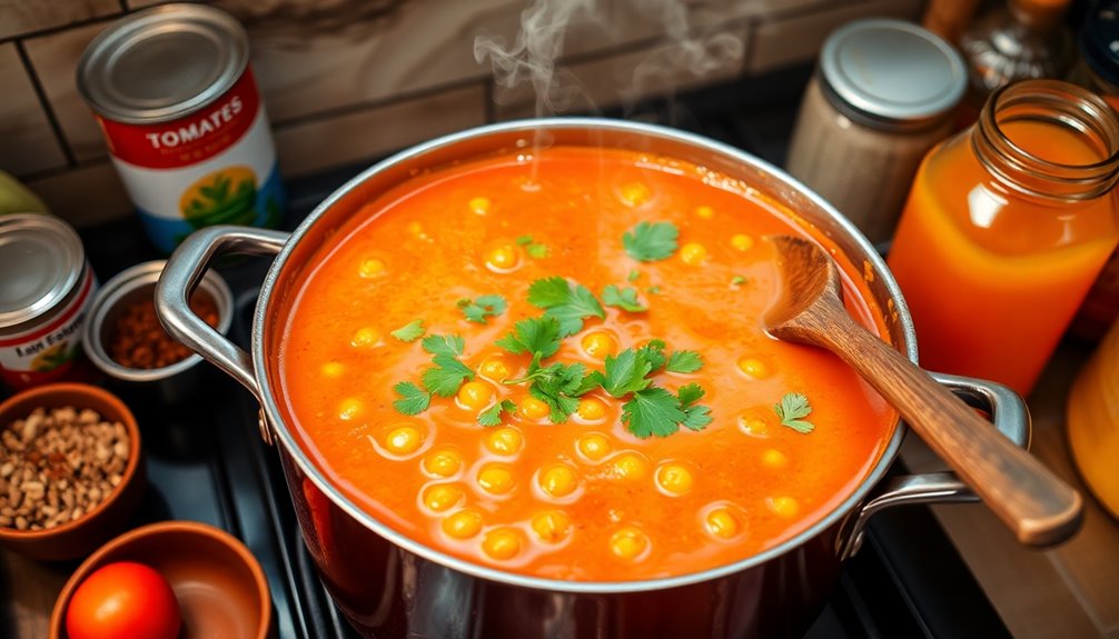 simmer mixture until thickened