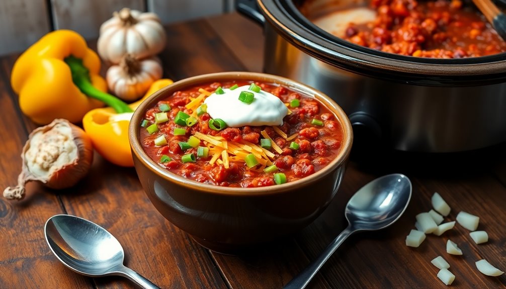 slow cooked spicy bean stew