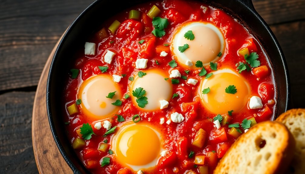 spiced tomato egg dish