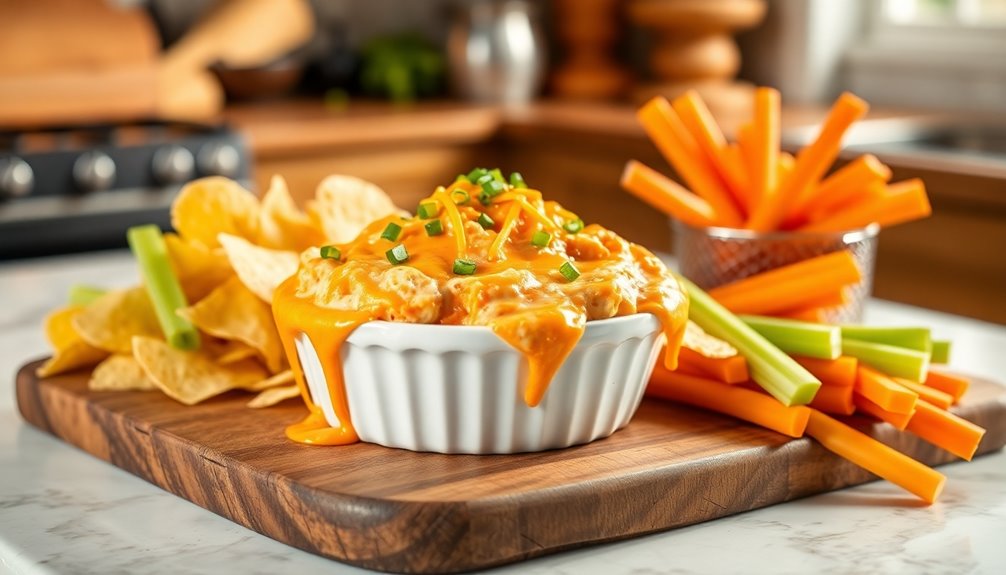 spicy buffalo chicken dip