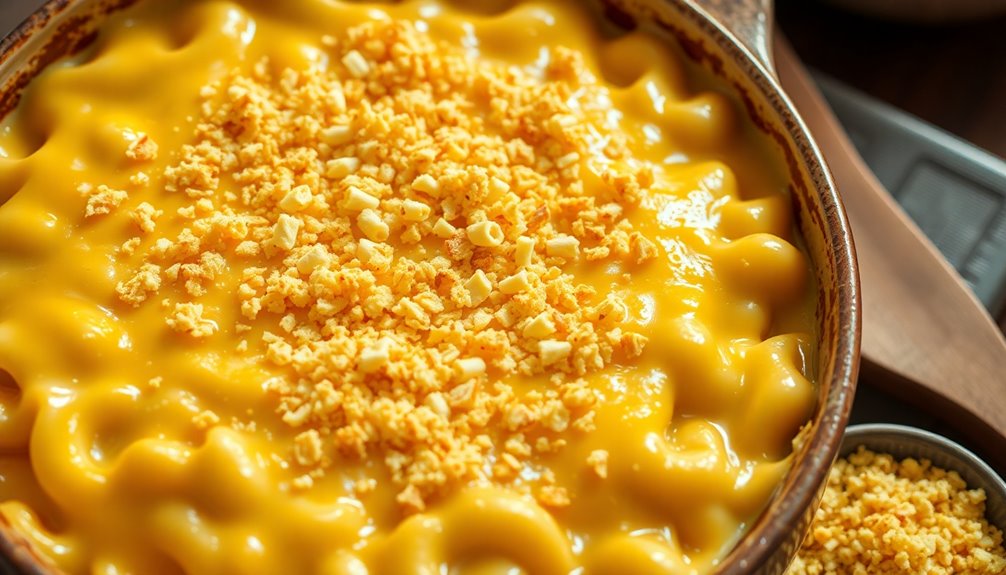 sprinkle breadcrumbs on top