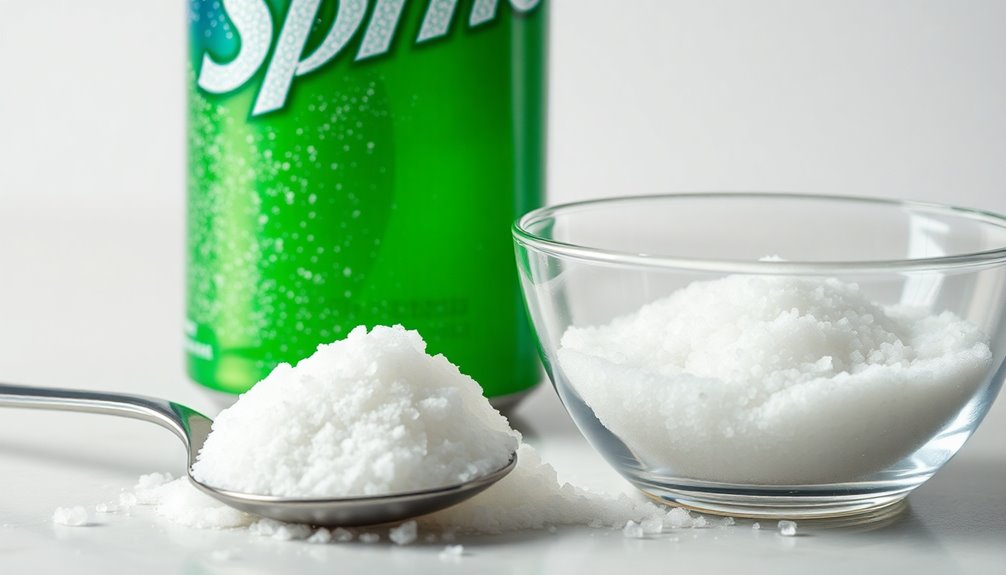 sprite sugar content comparison