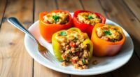 stuffed pepper cooking instructions