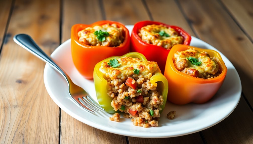 stuffed pepper cooking instructions