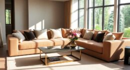 stylish and comfortable sectionals