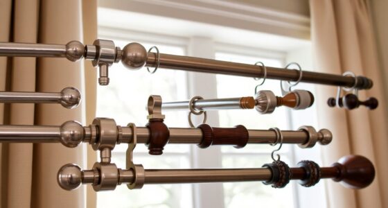 stylish curtain rods selection