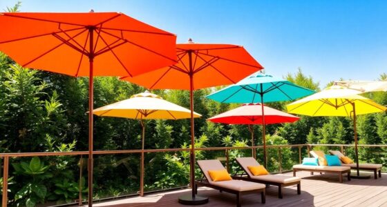 stylish outdoor umbrellas summer