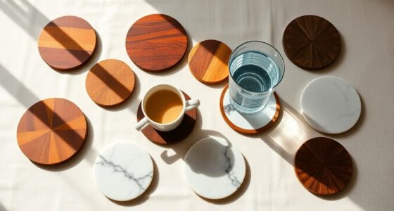 stylish surface protection coasters