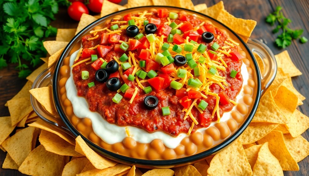 taco dip preparation instructions