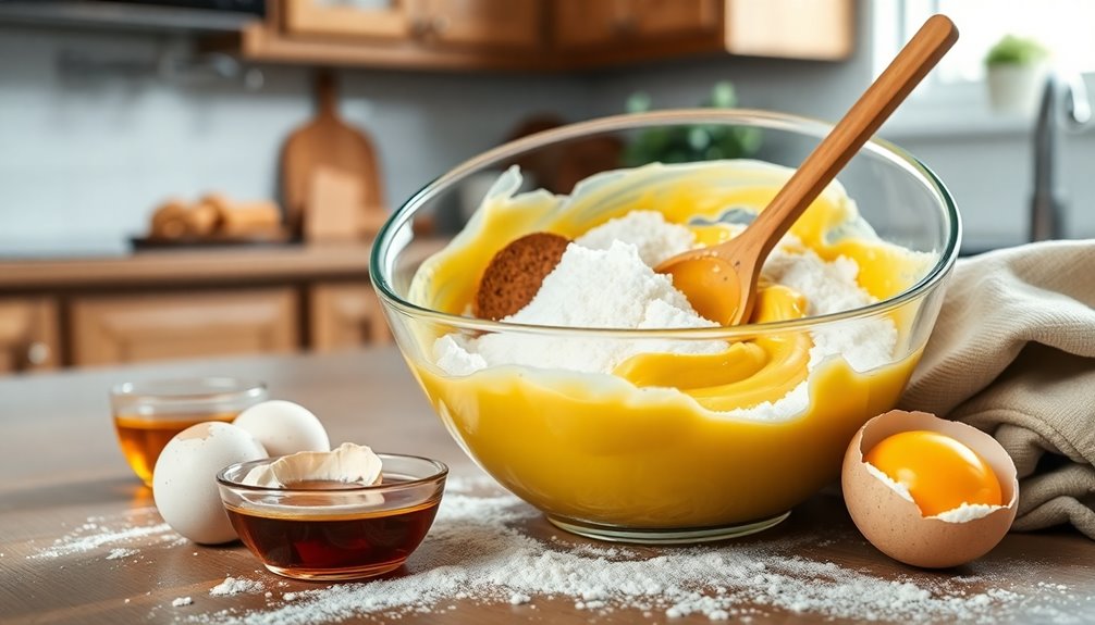 thoroughly combine wet ingredients