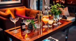 top bar carts for entertaining