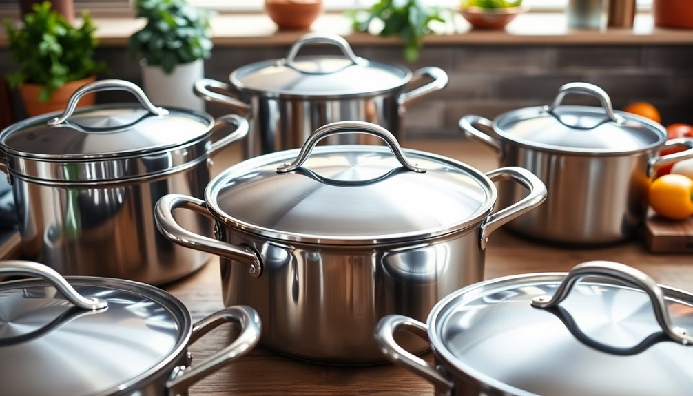 top stainless steel cookware