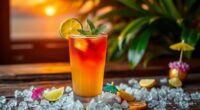tropical cocktail mixing guide
