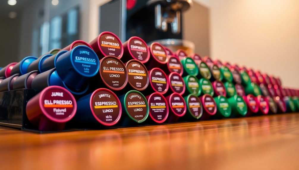 types of coffee pods