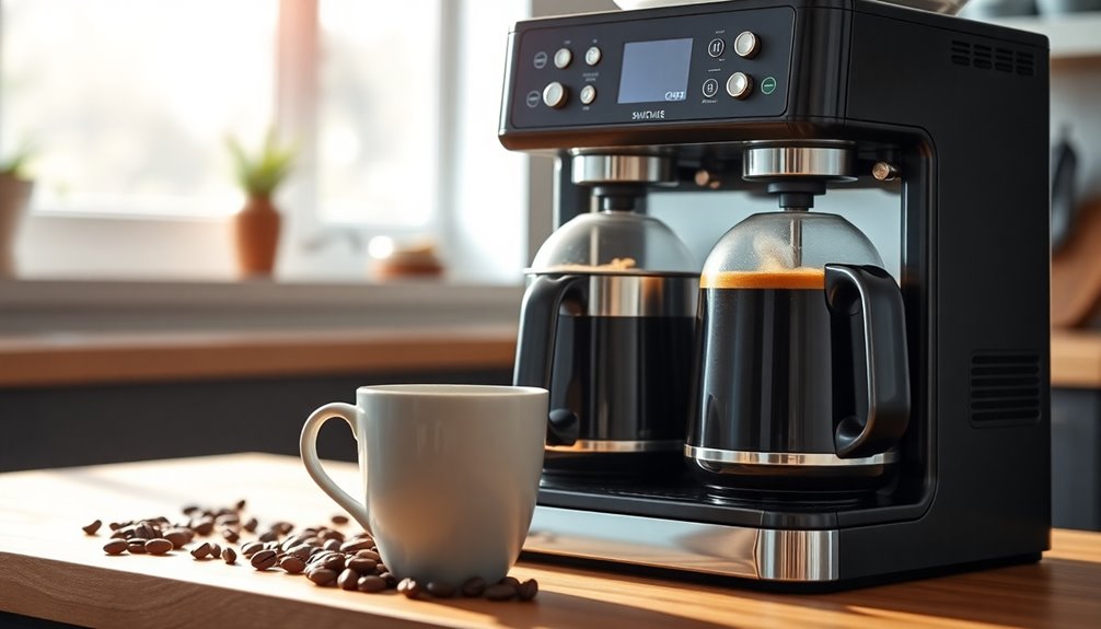 versatile dual coffee brewing