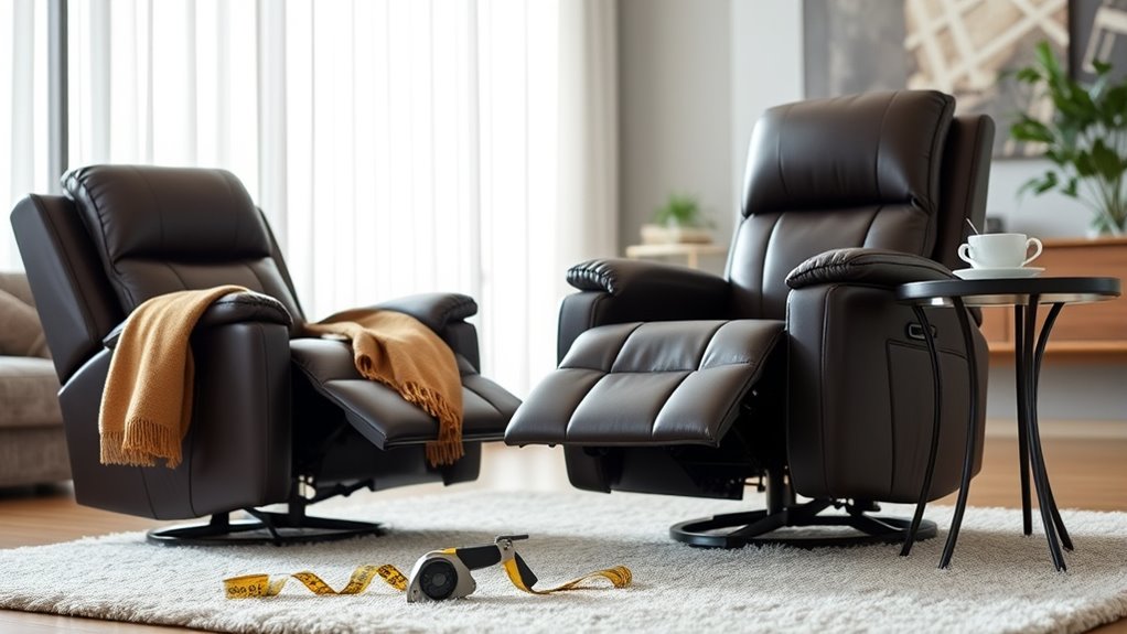choosing big tall recliners