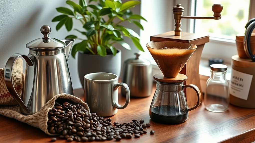 choosing coffee brewing kits