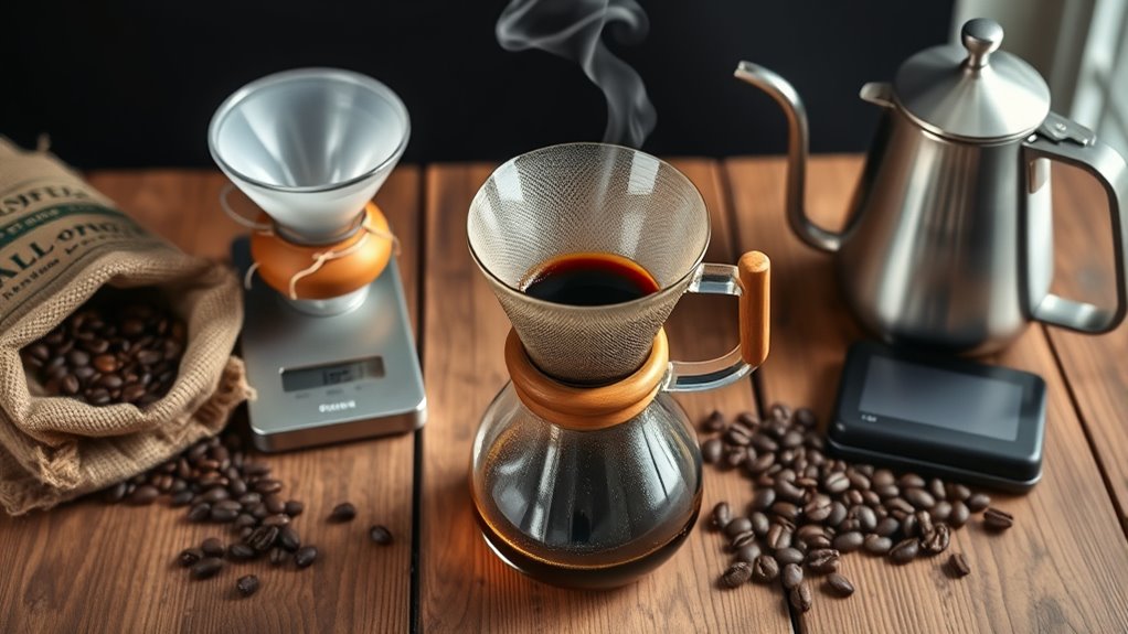 choosing coffee pour over sets