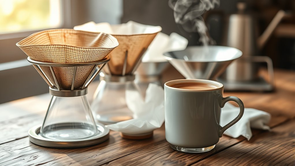 choosing coffee tea filters