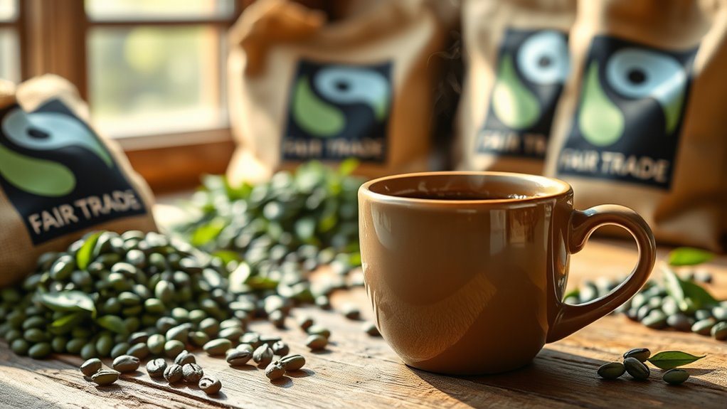 choosing fair trade coffee