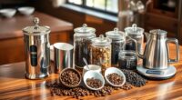 coffee and tea tools