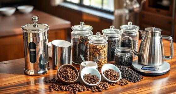 coffee and tea tools