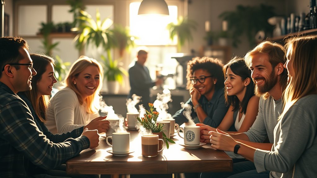 coffee fosters connections and networking